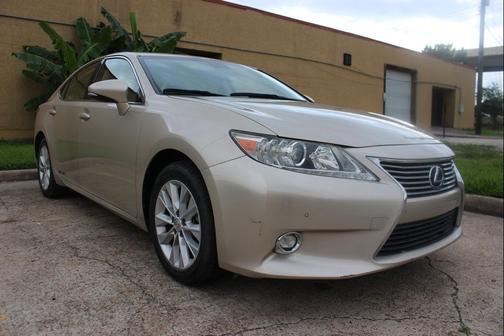 Tan 2015 Lexus ES 300h Base
