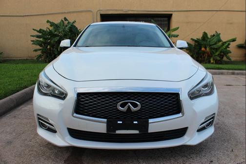 White 2014 INFINITI Q50 Hybrid Premium