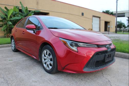 Barcelona Red Metallic 2020 Toyota Corolla LE