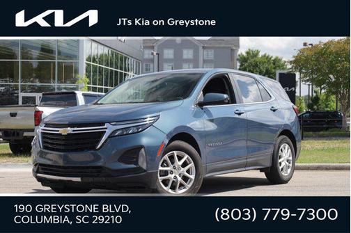 Lakeshore Blue Metallic 2024 Chevrolet Equinox 1LT