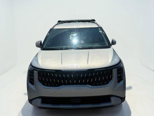 Ivory Silver 2025 Kia Carnival EX