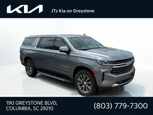 Satin Steel Metallic 2022 Chevrolet Suburban LT