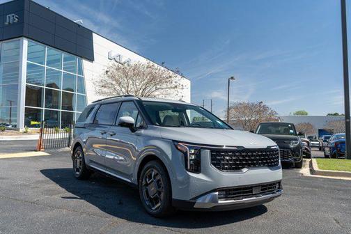 Ceramic Silver 2026 Kia Carnival Hybrid SX