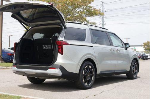 Ivory Silver 2026 Kia Carnival EX