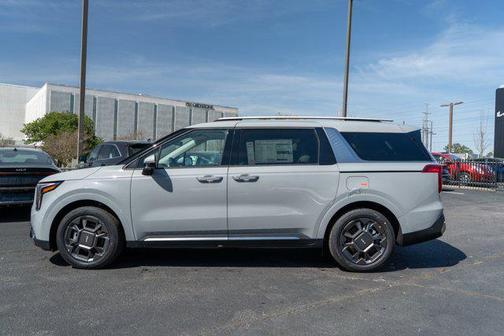 Ceramic Silver 2026 Kia Carnival Hybrid SX