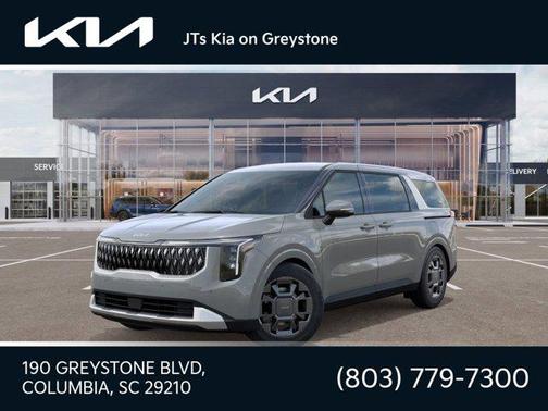 Ceramic Silver 2026 Kia Carnival Hybrid EX
