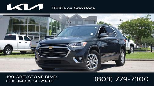 Graphite Metallic 2018 Chevrolet Traverse LT Cloth