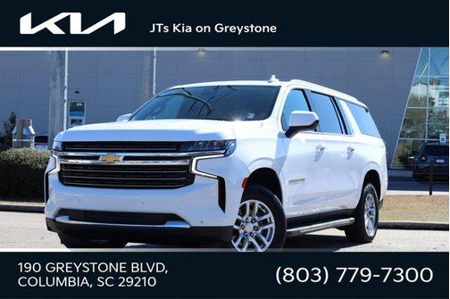 Summit White 2024 Chevrolet Suburban LT