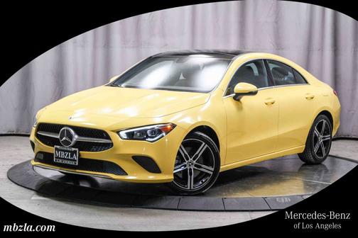 Sun Yellow 2023 Mercedes-Benz CLA 250 Base