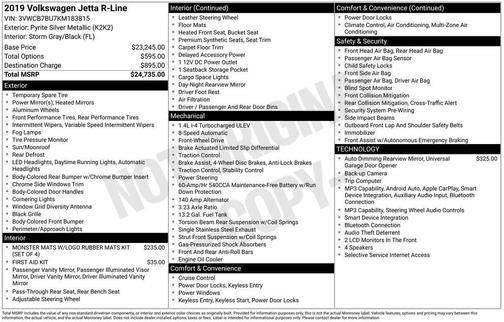 Pyrite Silver Metallic 2019 Volkswagen Jetta 1.4T R-Line