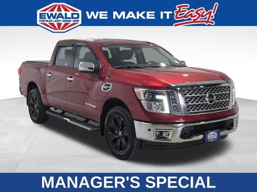Red 2017 Nissan Titan SL