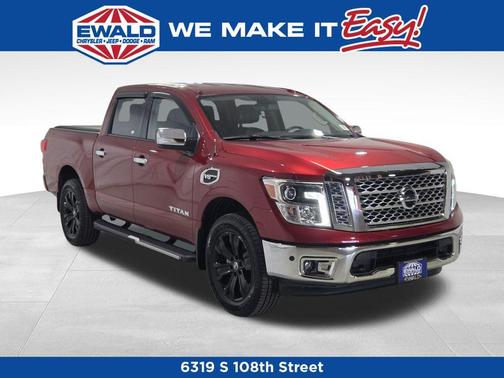 Red 2017 Nissan Titan SL