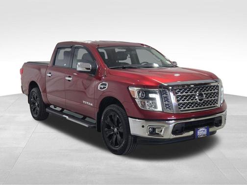 Red 2017 Nissan Titan SL