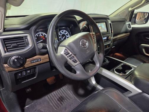 Red 2017 Nissan Titan SL