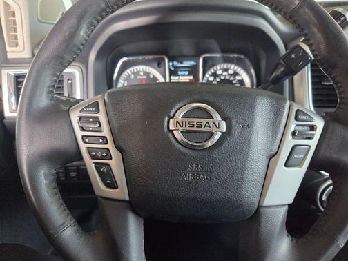 Red 2017 Nissan Titan SL