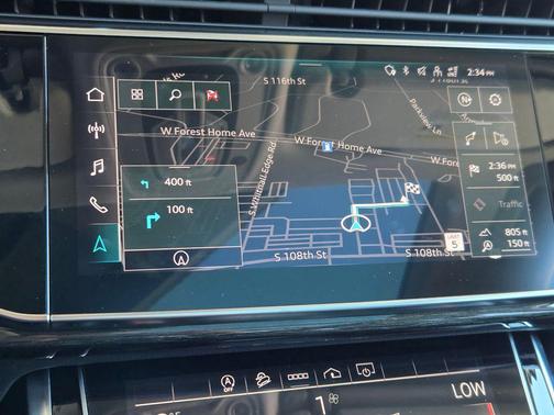 Mythos Black Metallic 2023 Audi Q7 45 Premium