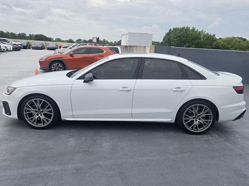 Glacier White Metallic 2021 Audi S4 3.0T Premium