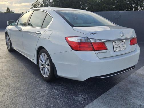 White Orchid Pearl 2013 Honda Accord EX