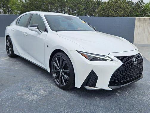 White 2025 Lexus IS 350 Base