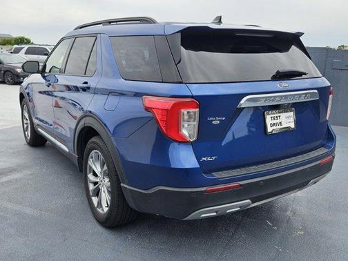 Atlas Blue Metallic 2022 Ford Explorer XLT
