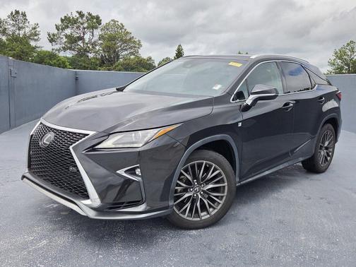 Black 2016 Lexus RX 350 F Sport