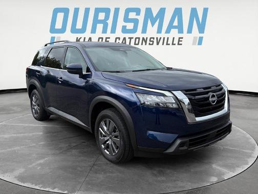 Deep Ocean Blue 2025 Nissan Pathfinder SV FWD