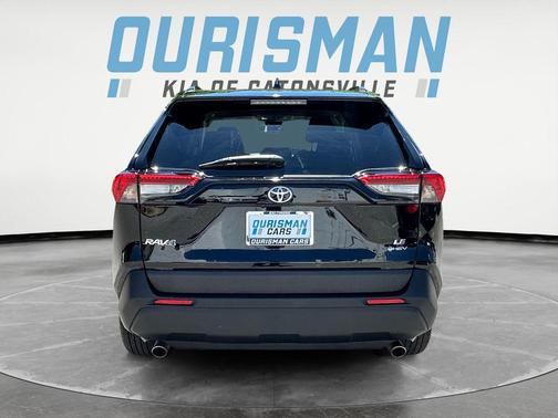Midnight Black Metallic 2025 Toyota RAV4 Hybrid LE
