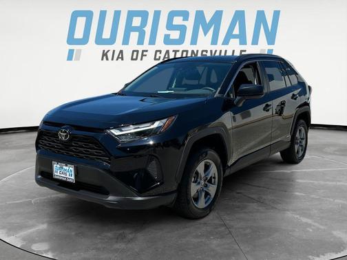 Midnight Black Metallic 2025 Toyota RAV4 Hybrid LE
