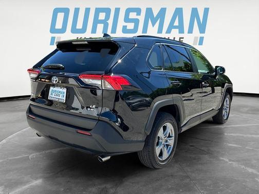 Midnight Black Metallic 2025 Toyota RAV4 Hybrid LE