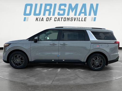 Ceramic Silver 2026 Kia Carnival Hybrid EX