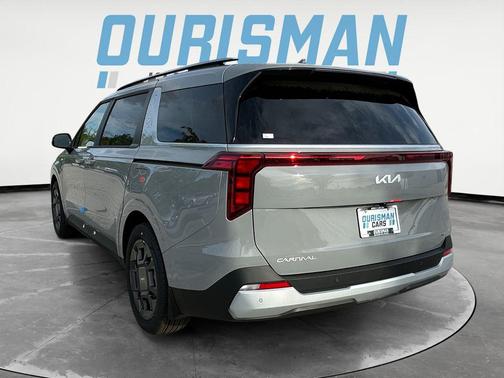 Ceramic Silver 2026 Kia Carnival Hybrid EX