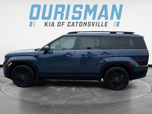 Atlantis Blue 2025 Hyundai SANTA FE HEV Calligraphy