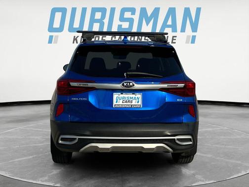 Neptune Blue 2021 Kia Seltos EX