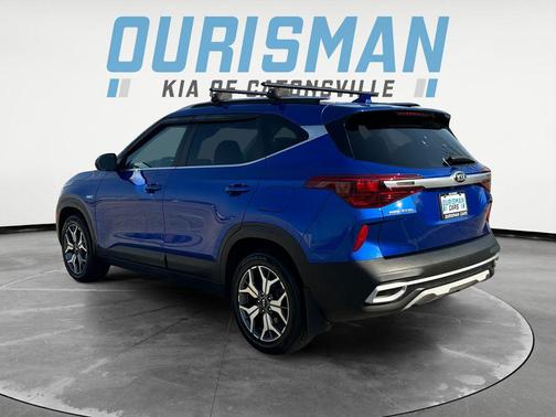 Neptune Blue 2021 Kia Seltos EX