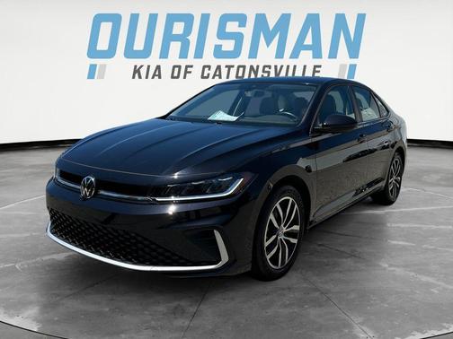 Deep Black Pearl 2025 Volkswagen Jetta 1.5T SE