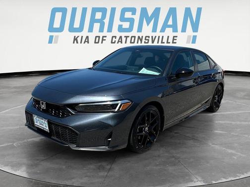 Meteorite Gray Metallic 2025 Honda Civic Hybrid Sport