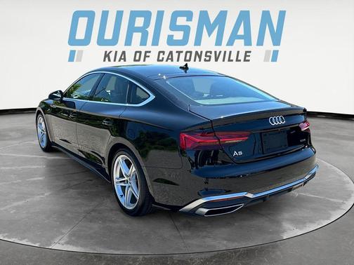 Brilliant Black 2021 Audi A5 Sportback 45 S Line Premium