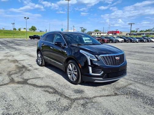 Stellar Black Metallic 2025 Cadillac XT5 Premium Luxury