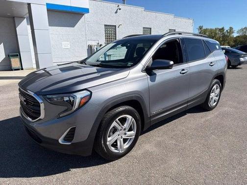 Satin Steel Metallic 2018 GMC Terrain SLE