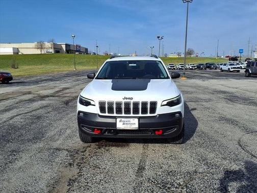 Bright White Clearcoat 2021 Jeep Cherokee Trailhawk