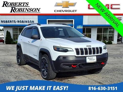 Bright White Clearcoat 2021 Jeep Cherokee Trailhawk