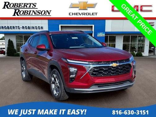Crimson Metallic 2025 Chevrolet Trax LT