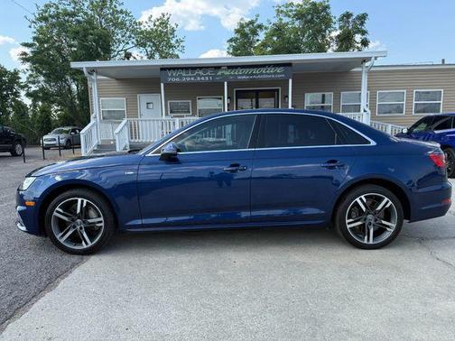 Blue 2017 Audi A4 2.0T Premium Plus