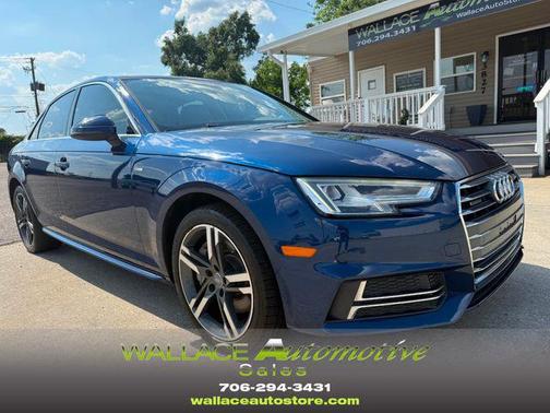 Blue 2017 Audi A4 2.0T Premium Plus