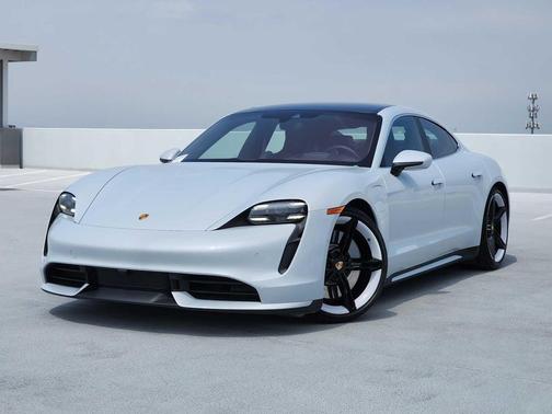 Carrara White Metallic 2023 Porsche Taycan Taycan Turbo