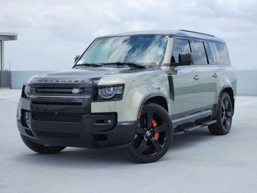 Pangea Green Metallic 2025 Land Rover Defender 130 P400 X