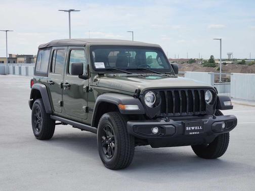 Sarge Green Clearcoat 2022 Jeep Wrangler Unlimited Willys Sport