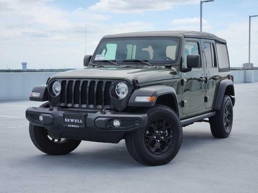 Sarge Green Clearcoat 2022 Jeep Wrangler Unlimited Willys Sport