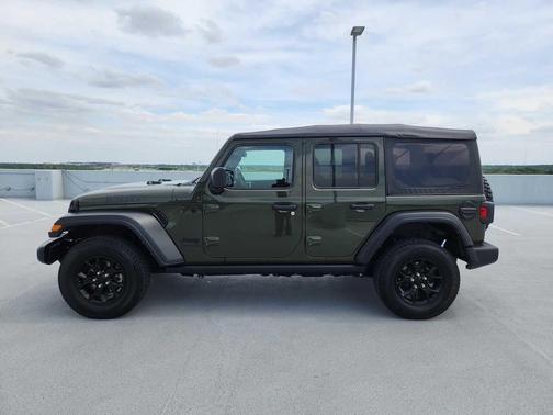Sarge Green Clearcoat 2022 Jeep Wrangler Unlimited Willys Sport