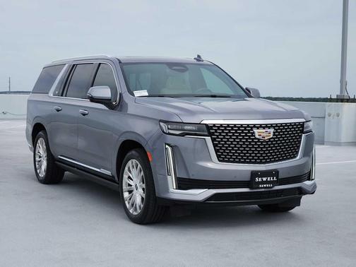 Satin Steel Metallic 2021 Cadillac Escalade ESV Premium Luxury
